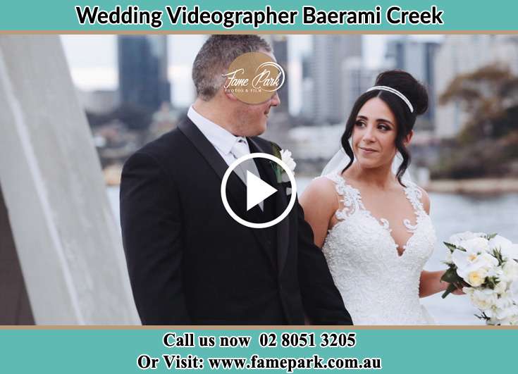 The new couple smile at each other Baerami Creek NSW 2333